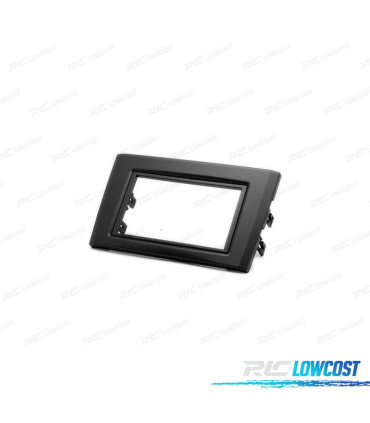 MOLDURA ADAPTADOR PRETO PARA RADIO 2-DIN PARA VOLVO XC90 02-14
