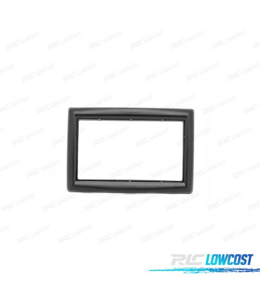 MOLDURA ADAPTADOR PRETO PARA RADIO 2-DIN PARA RENAULT MEGANE 02-09