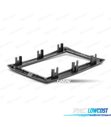 MOLDURA ADAPTADOR PRETO PARA RADIO 2-DIN PARA RENAULT MEGANE 02-09