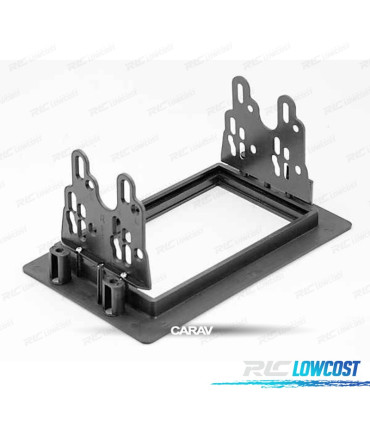 MOLDURA ADAPTADOR PRETO PARA RADIO 2-DIN PARA SAAB 9-5