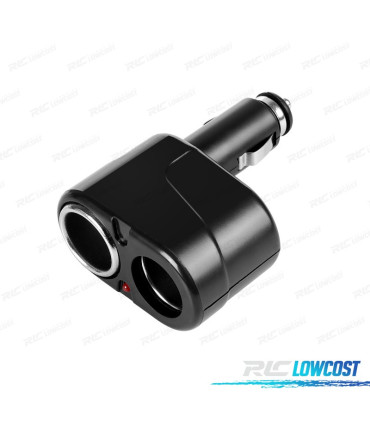 CARREGADOR DE ISQUEIRO 12V COM 2 ENTRADAS