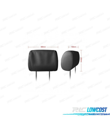 ENCOSTO DE CABEÇA MULTIMEDIA DVD 9 PULGADAS COR EM PRETO