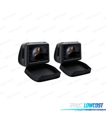 ENCOSTOS DE CABEÇA COM DVD E HDMI LCD 10,1 1080P TACTIL