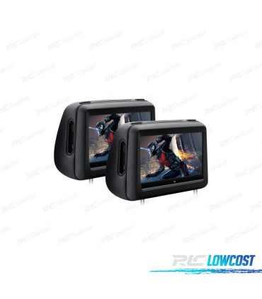 ENCOSTOS DE CABEÇA COM DVD E HDMI LCD 10,1 1080P TACTIL