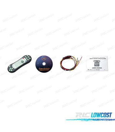 ECRA DE TEJADILHO TECTO XTRONS DE 9" COM DVD E JOGOS