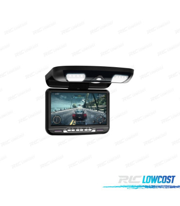 ECRA DE TEJADILHO TECTO XTRONS DE 9" COM DVD E JOGOS