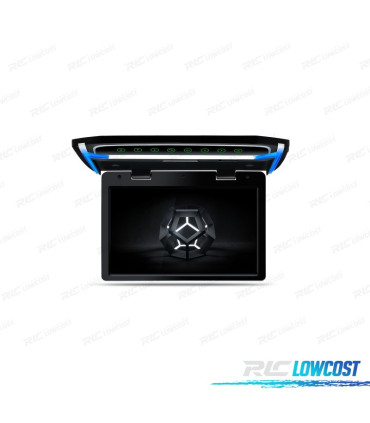 ECRA DE TECTO DE 10,1" HD COM HDMI 1080P USB SD Y LUZ