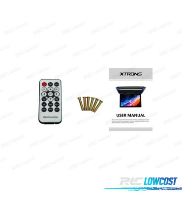 TELA DE TETO ULTRA FINA DE 15,6" COM LUZ LED HDMI 1080P USB E SD