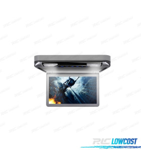 PANTALLA DE TECHO HD 1080P XTRONS 13,3" CON LUZ DVD HDMI SD USB Y ALTAVOCES