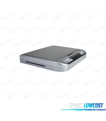 PANTALLA DE TECHO HD 1080P XTRONS 13,3" CON LUZ DVD HDMI SD USB Y ALTAVOCES