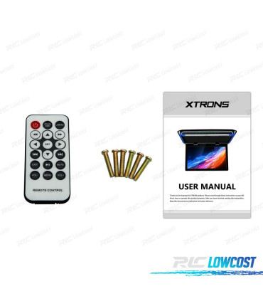 ECRÃ DE TETO DE 17,3" ULTRA FINO COM HDMI LUZ LED 1080P USB E SD