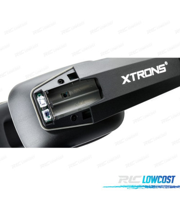 AURICULAR SEM FIO DOBRÁVEL INFRAVERMELHO XTRONS 2 CANAIS EM PRETO