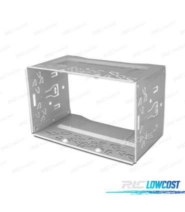 MOLDURA UNIVERSAL EM METAL PARA INSTALAÇAO RADIO DVD 2DIN