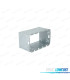 MOLDURA UNIVERSAL EM METAL PARA INSTALAÇAO RADIO DVD 2DIN COM MOLDURA DE PALTICO