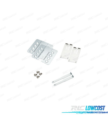 MOLDURA UNIVERSAL EM METAL PARA INSTALAÇAO RADIO DVD 2DIN COM MOLDURA DE PALTICO