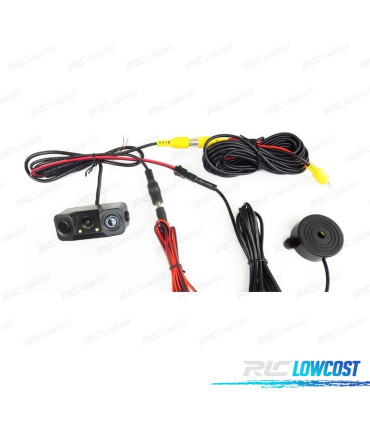 CÂMARA DE ESTACIONAMENTO COM 2 SENSORES DE ESTACIONAMENTO