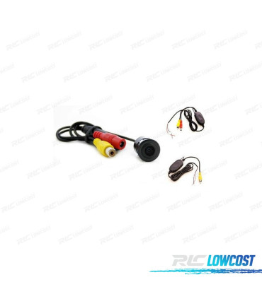 CAMARA TRASEIRA COM EMISOR RECEPTOR WIRELESS PARA GPS DVD POR RCA