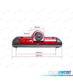 CÂMARA DE ESTACIONAMENTO COM VISÃO NOCTURNA CITROEN FIAT E PEUGEOT