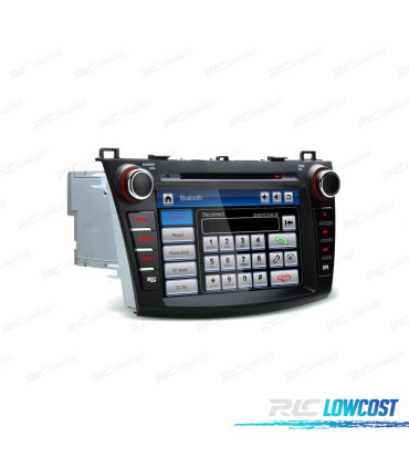 AUTO RADIO DVD GPS ECRA TÁCTIL 8" PARA MAZDA 3 CON CANBUS Y MANDOS DE VOLANTE
