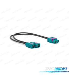 ADAPTADOR DE ANTENA DE RADIO XTRONS DOBLE FAKRA