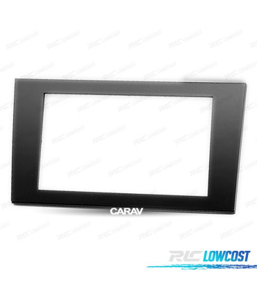 MOLDURA ADAPTADOR PRETO PARA RADIO 2-DIN PARA AUDI A4 Y SEAT EXEO
