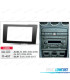 MOLDURA ADAPTADOR PRETO PARA RADIO 2-DIN PARA AUDI A4 Y SEAT EXEO