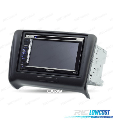 MOLDURA ADAPTADOR PRETO PARA RADIO 2-DIN PARA AUDI TT