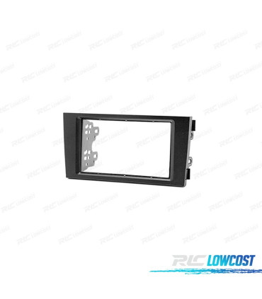 MOLDURA ADAPTADOR PRETO PARA RADIO 2-DIN PARA AUDI A6 ALLROAD