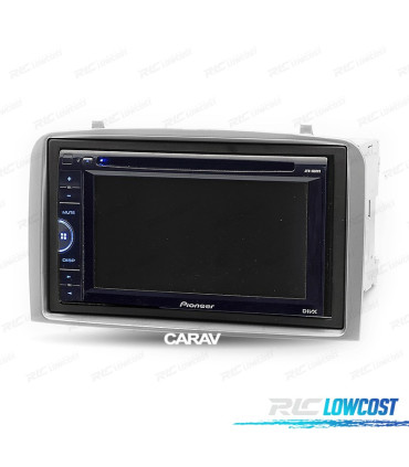 MOLDURA ADAPTADOR CINZA PARA RADIO 2-DIN ALFA ROMEO 147 Y GT