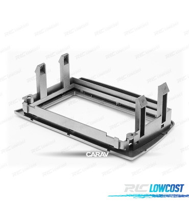 MOLDURA ADAPTADOR CINZA PARA RADIO 2-DIN ALFA ROMEO MITO