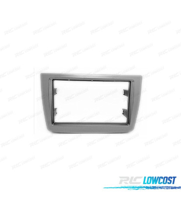 MOLDURA ADAPTADOR CINZA PARA RADIO 2-DIN ALFA ROMEO MITO