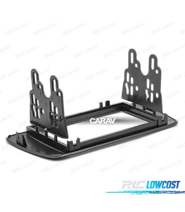 MOLDURA ADAPTADOR PRETO PARA RADIO 2-DIN PARA SEAT IBIZA 08-15