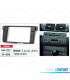 MOLDURA PRETA PARA RÁDIO 2-DIN PARA BMW SÉRIE 3 E46