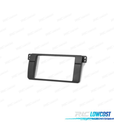 MOLDURA PRETA PARA RÁDIO 2-DIN PARA BMW SÉRIE 3 E46