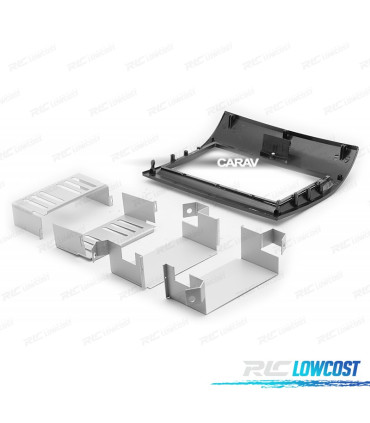 MOLDURA ADAPTADOR PRETO BRIHLO PARA RADIO 2-DIN PARA CITROEN JUMPER PEUGEOT BOXER FIAT DUCATO