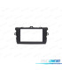 MOLDURA ADAPTADOR PRETO PARA RADIO 2-DIN PARA TOYOTA COROLLA 07-13