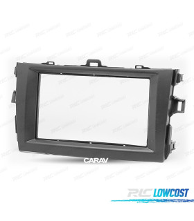 MOLDURA ADAPTADOR PRETO PARA RADIO 2-DIN PARA TOYOTA COROLLA 07-13