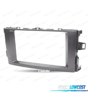 MOLDURA ADAPTADOR PRETO PARA RADIO 2-DIN PARA TOYOTA AURIS 06-12