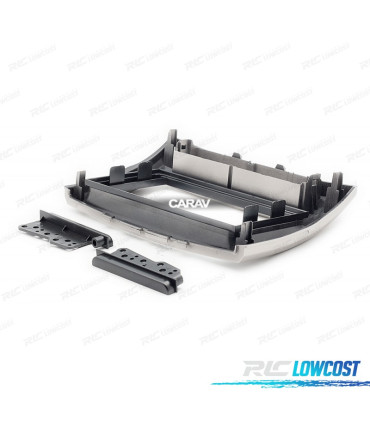 MOLDURA ADAPTADOR CINZA CLARO PARA RADIO 2-DIN PARA TOYOTA COROLLA VERSO 04-09