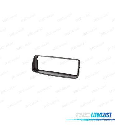 MOLDURA ADAPTADOR PRETO PARA RADIO 1-DIN PARA PEUGEOT 206 98-07