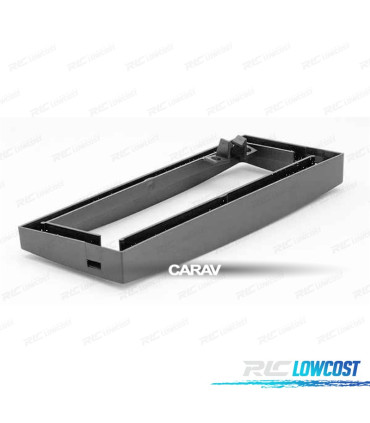 MOLDURA ADAPTADOR PRETO RADIO 1-DIN PARA PEUGEOT 407 COUPE CITROEN C5