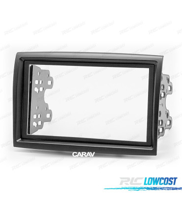 MOLDURA ADAPTADOR PRETO PARA RADIO 2-DIN PARA CITROEN JUMPER PEUGEOT BOXER FIAT DUCATO