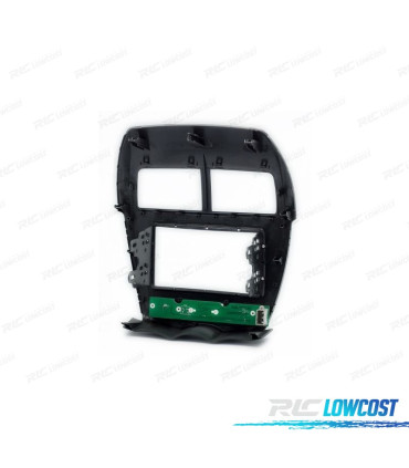 MOLDURA ADAPTADOR PRETO COM PCB PARA RADIO 2-DIN PARA CITROEN C4 MITSUBISHI ASX RVR OUTLANDER SPORT PEUGEOT 4008