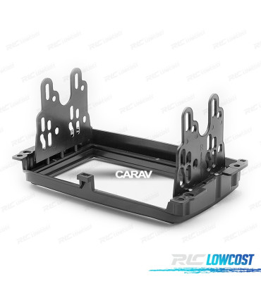 MOLDURA ADAPTADOR PRETO PARA RADIO 2-DIN PARA FIAT 500L