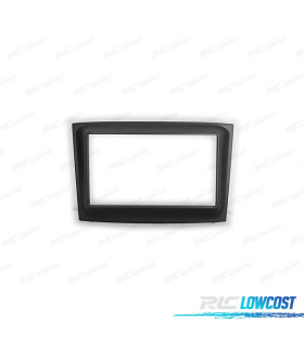 MOLDURA ADAPTADOR PRETO PARA RADIO 2-DIN PARA FIAT DOBLO 2015+