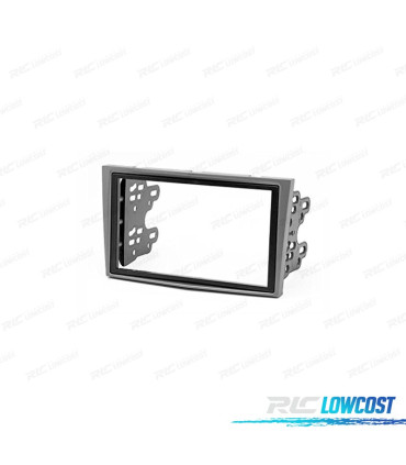 MOLDURA ADAPTADOR CINZA PARA RADIO 2-DIN PARA OPEL ASTRA ANTARA CORSA ZAFIRA
