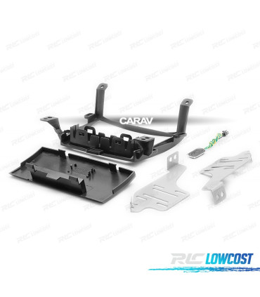 MOLDURA ADAPTADOR PRETO PARA RADIO 2-DIN PARA OPEL ZAFIRA 11-16