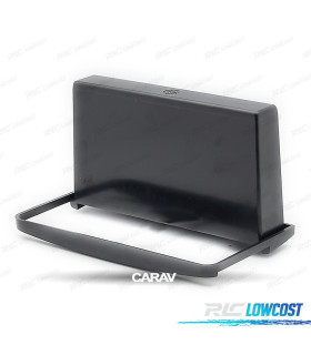 MOLDURA ADAPTADOR PRETO PARA RADIO 1-DIN FORD FIESTA FOCUS GALAXY MONDEO COUGAR PUMA ESCAPE EXPLORER TRANSIT JAGUAR COM BURACO