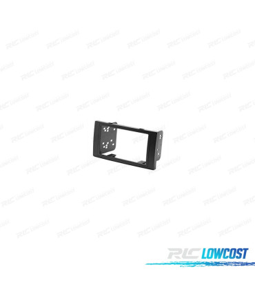 MOLDURA ADAPTADOR PRETO PARA RADIO 2-DIN PARA FORD FOCUS C-MAX S-MAX FUSION TRANSIT FIESTA GALAXY KUGA