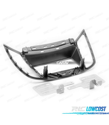 MOLDURA ADAPTADOR PRETO BRILHANTE PARA RADIO 2-DIN PARA FORD C-MAX KUGA ESCAPE CON PANTALLA DE 4.2